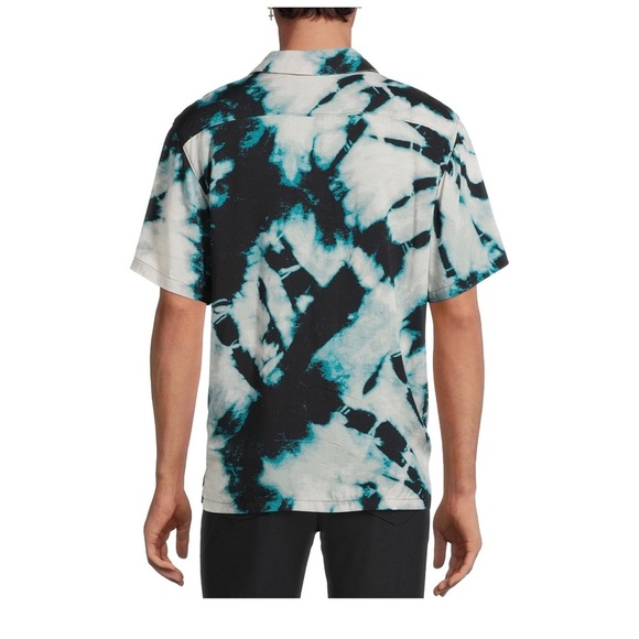 No Boundaries Men's Printed Shirt with Short Sleeves Size S (34/36) - Picture 4 of 6